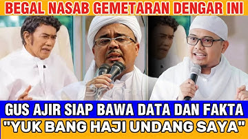 RHOMA IRAMA DI TANTANG GUS AJIR UBAIDILLAH DAN SIAP MEMBAWA DATA-DATA TENTANG HABAIB BA