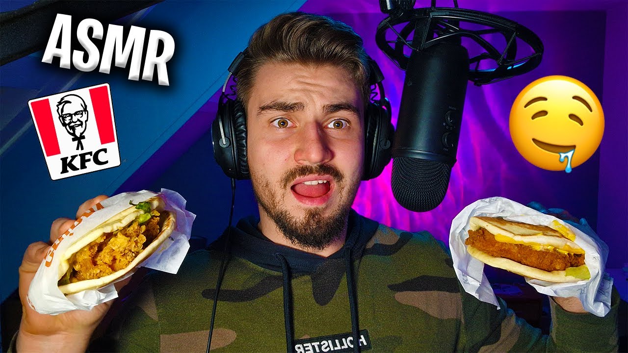 🌙 ASMR : DEGUSTATION DES CHEESE NAAN DE KFC !🤤🍗