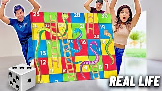 Playing Snakes and Ladders in Real Life | Rimorav Vlogs screenshot 4