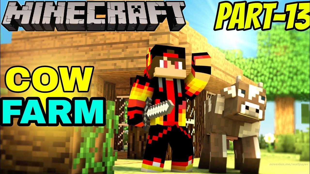 MAKING LEATHER FARM IN MINECRAFT JAVA EDITION GAMEPLAY #13 - YouTube