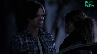 Ravenswood  Season 1 Episode 10 Clip Hanna U0026 Caleb Kiss  Freeform