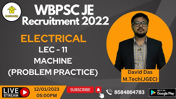 WBPSC 2022 Recruitment (EE) | Problem Practice / Magnetic Circuit | By E2L/David Das