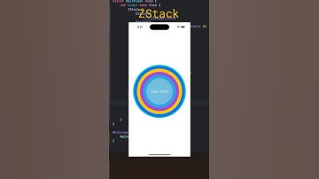SwiftUI: Layout fundamentals ZStack #xcode #ios #swiftui  #swift