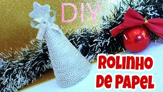 Árvore de Natal de Rolinho de Papel Higiênico - DIY do LIXO ao LUXO