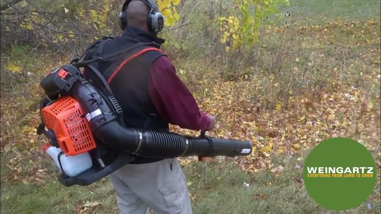 Echo Backpack Blower 9010 Demo - YouTube