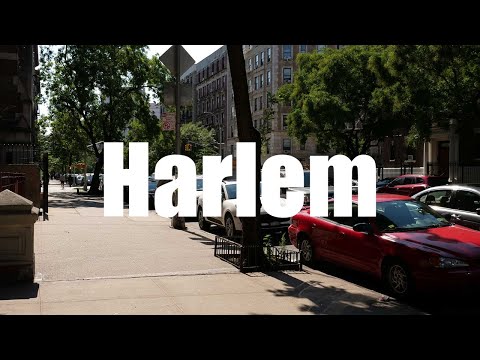 Harlem Walking Tour,  New York - 4K UHD - Virtual Trip