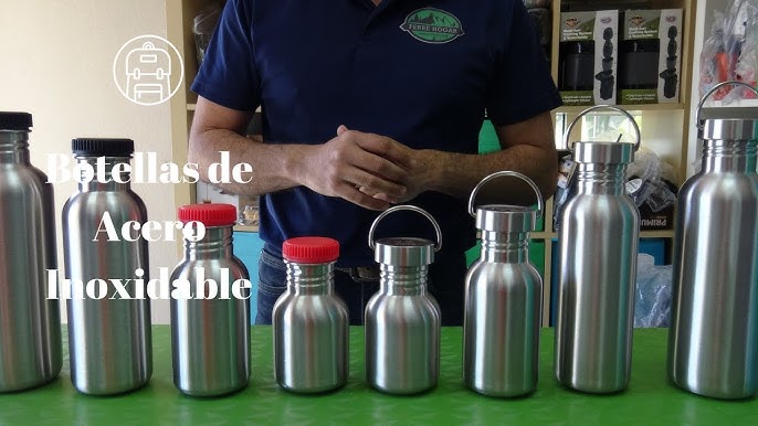 La botella de agua termo de acero inoxidable para niños mantiene las  bebidas calientes y frías todo el día, grande de 340 ml, tapa fácil de  abrir para