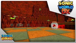 Sonic World DX - Volcano Valley (All Missions)