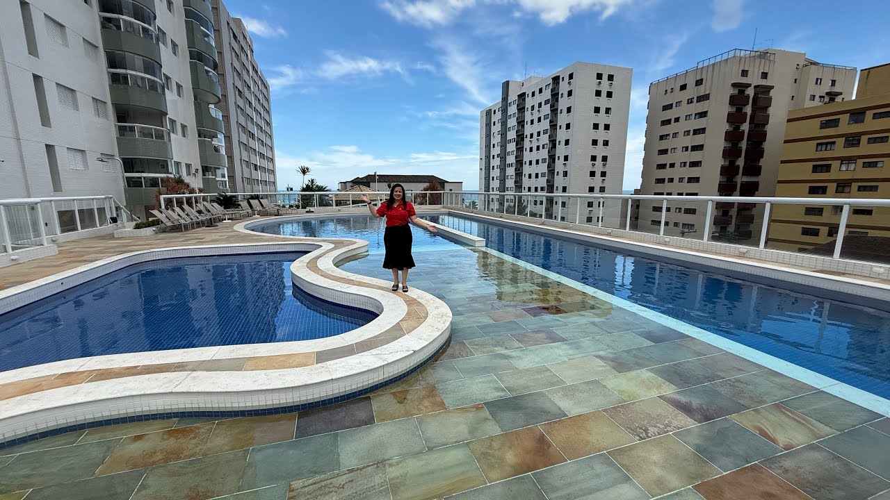 Apartamento 💎 04 suites 🛏️ 🌊😍 Campo da Aviação📍Vista mar 🏝️ Litoral Sul - SP. ☀️
