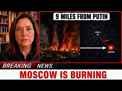 Moscow's Skyline Is on Fire… Russia's Biggest Refinery Just Got Hit Again