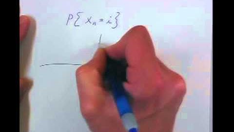 Lecture 30 -- Markov Chains and HMMs (Chapter 9.4): Stationary Distributions of Markov Chains