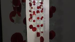 3d wind chime #handmadecraft # diyideas #windchime # artandcraftwork #christmasdecor