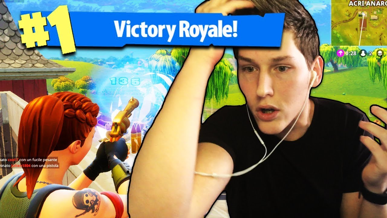 [LIVE] LA MIA PRIMA VITTORIA REALE in SINGOLO su FORTNITE! - YouTube