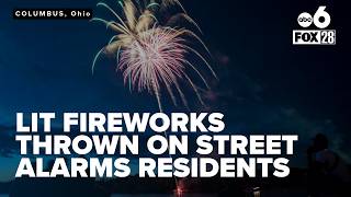 Residents startled as people throw lit fireworks onto streets in Short North