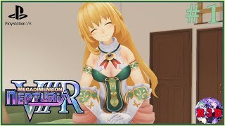 Vert's VR Dimension English Scenes #1 | Megadimension Neptunia VIIR [PS4 Pro, PSVR, Full HD]