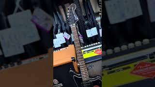 Squier FSR Affinity Series Jazzmaster Electric Guitar, Laurel FB, Metallic Black