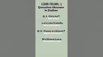 Basic Italian sentences | Simple way of Learning Italian | Learn Italian Easy Way  #learningitalian