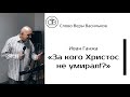 «За кого Христос не умирал!?» 16.05.2021