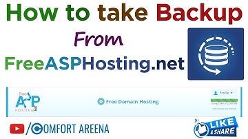 How to download Database backup from FreeASPHosting.Net