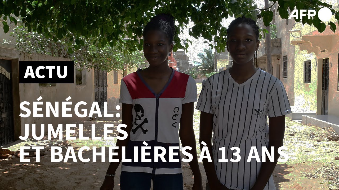 Sénégal: bachelières à 13 ans, ces jumelles rêvent de génie civil | AFP