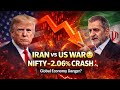 Iran–US War Se Global Economy Danger Me 😨 | Nifty -2.06% Down! #sip #mf #stocks