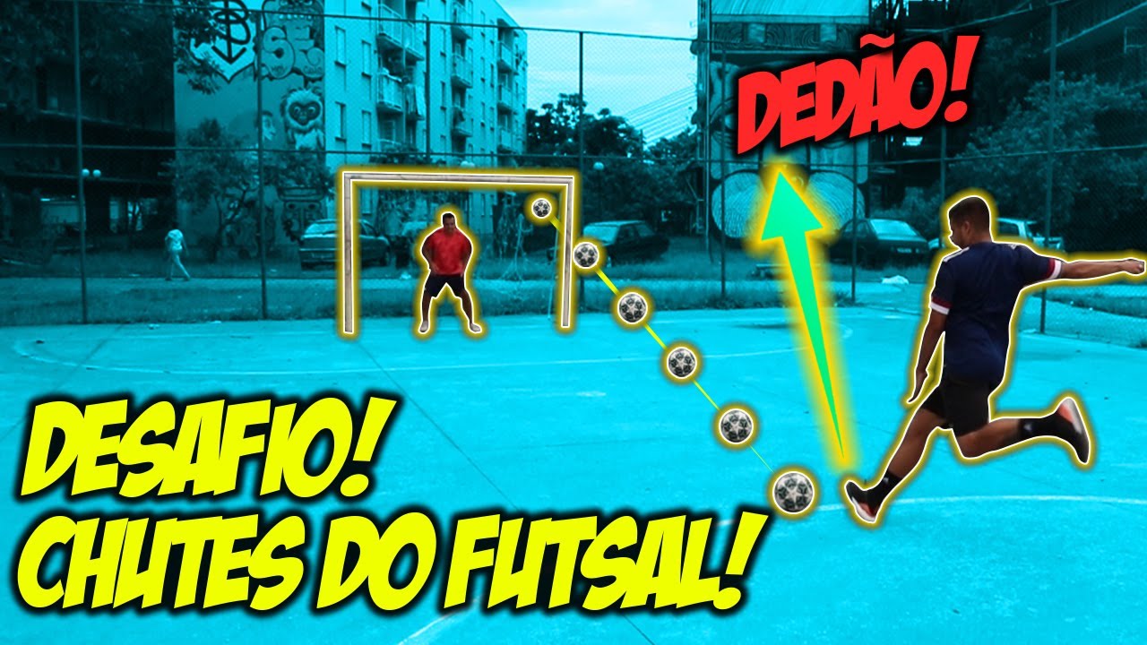 DESAFIO DE TIRO LIVRE DO FUTSAL vs DIEGO) YouTube DESAFIO DE TIRO LIVRE DO FUTSAL vs DIEGO) YouTube