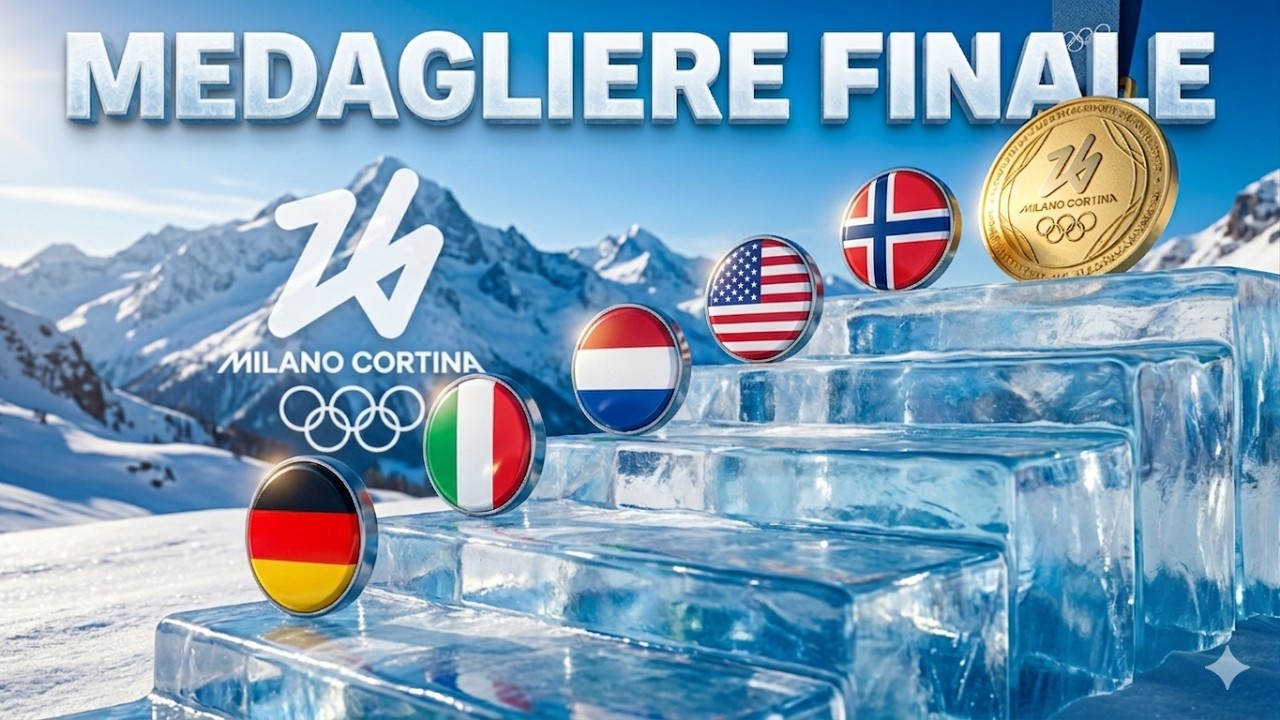 MILANO CORTINA 2026: IL MEDAGLIERE FINALE DELLE OLIMPIADI INVERNALI ...