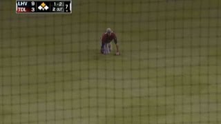 Mud Hens' Hessman doubles in a run