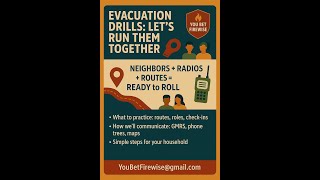 Radio-Active: You Bet’s Evacuation Drill Planning (Sept 17 2025 Zoom)