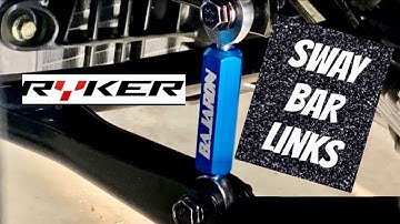 CAN-AM RYKER - Baja Ron Sway Bar End Links: Install and Review