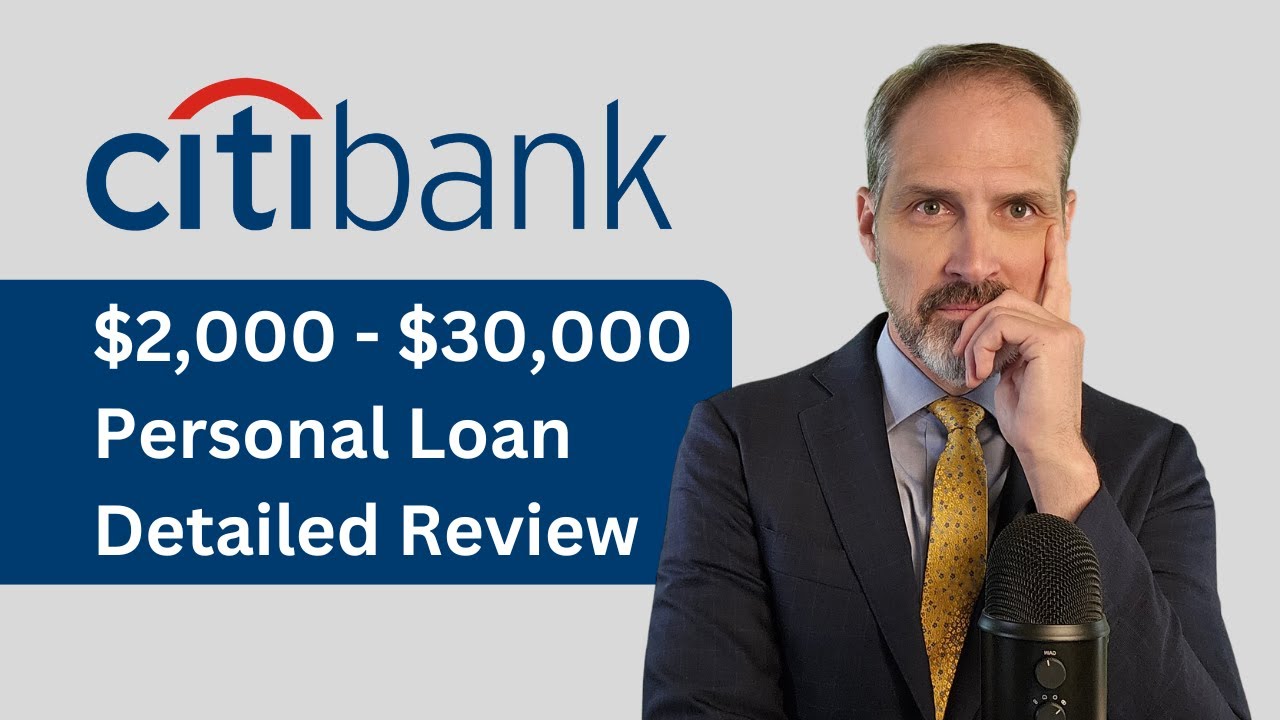 Only the most important things about CitiBanks's personal loans: $2,000 to $30,000