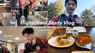 Study Vlog🧋🥽: Econ & Calc prep, Chem labs, Lunar New Year, & more!