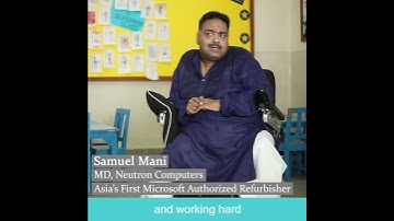 Samuel Mani shares his experience || Accessible Education || Svayam