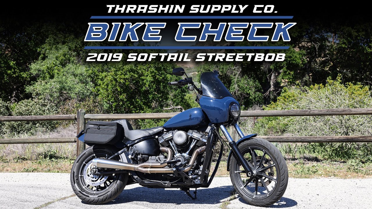 Bike Check - Grant's 2019 Harley-Davidson Softail Streetbob - YouTube