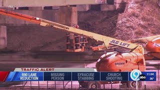 Lane closure to begin Monday for I-690 eastbound
