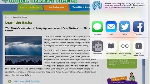 Read&Write for iPad Web Toolbar
