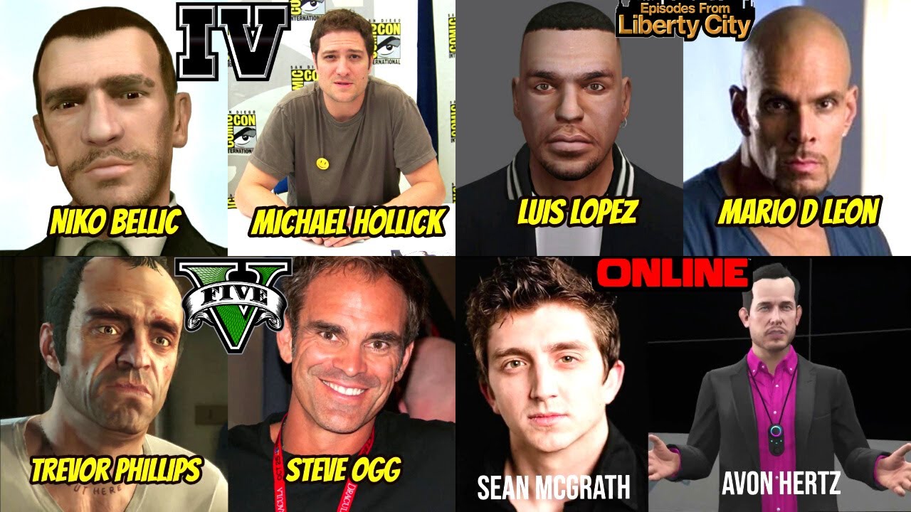 GTA 4 Characters and Voice Actors - (Grand Theft Auto IV Voice Actors) 