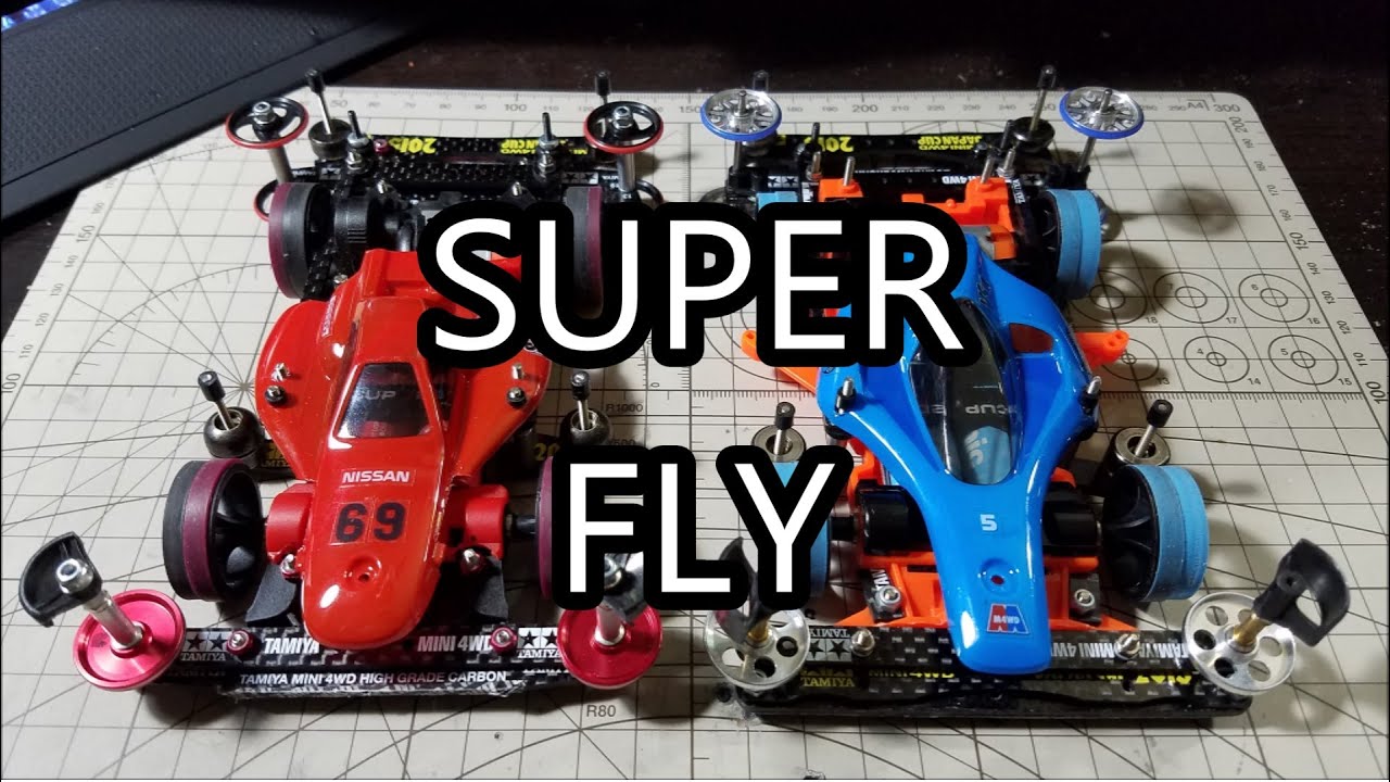 ミニ四駆】Tamiya Mini 4WD Racing: Super Fly - YouTube