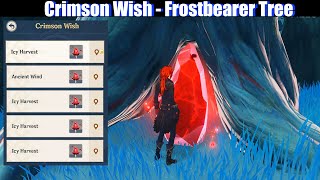 Genshin Impact - Crimson Wish Showcase (Frostbearing Tree Level 8 Dragonspine Agate)