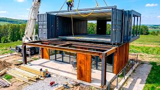 Building a MODERN LUXURY HOUSE Using Shipping Containers