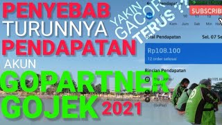 GOPARTNER GACOR TURUN PENDAPATAN, INI PENYEBABNYA !