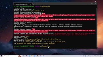 Solved Composer curl error 60 while downloading