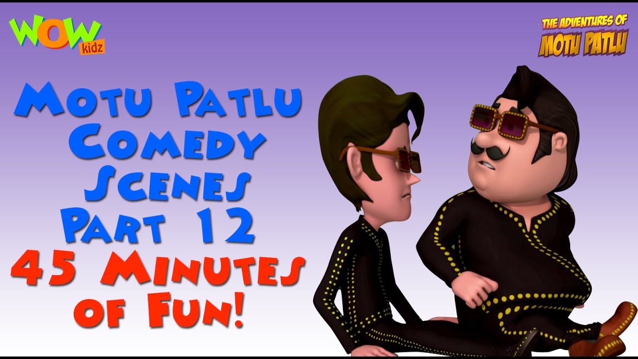 Motu Patlu comedy scenes Part 12 - Motu Patlu Compilation - 45 Minutes of Fun!