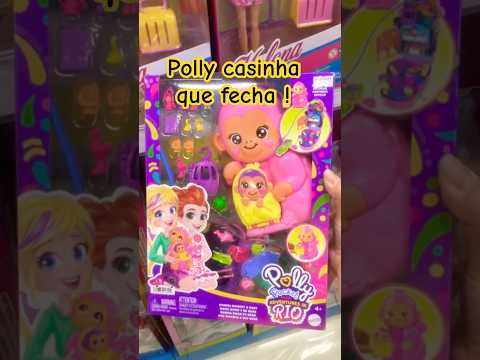 Casinha da Polly portátil Aventuras no Rio #pollypocketcollector #polly #pollypocket #bonecapolly