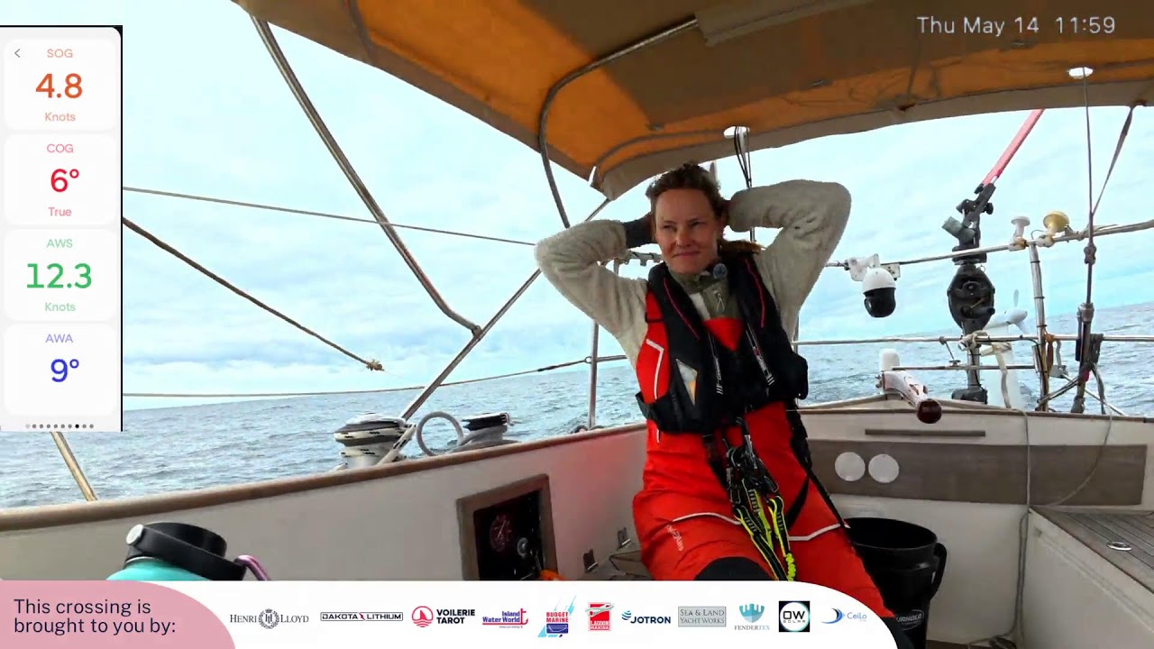 ⁣24/7 LIVE - Mara Solo Sailing Across the Atlantic Ocean
