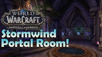 Stormwind Portal Room Preview - Patch 8.1.5 PTR | Battle for Azeroth