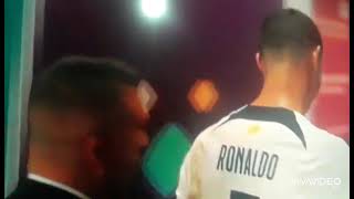 Ronaldo crying بكاء رونالدو بعد خسارته مع المغرب portugalvsmorocco