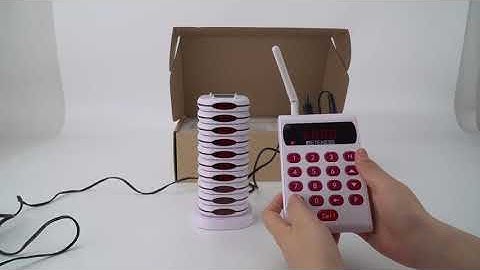 How to change notice mode of retekess TD161 wireless paging system