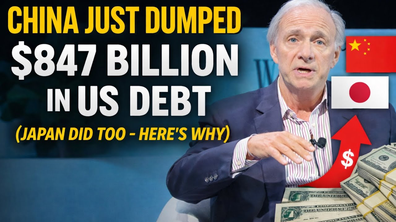 Ray Dalio: China Just Dumped $847 Billion in US Debt (Japan Did Too - Here's Why
