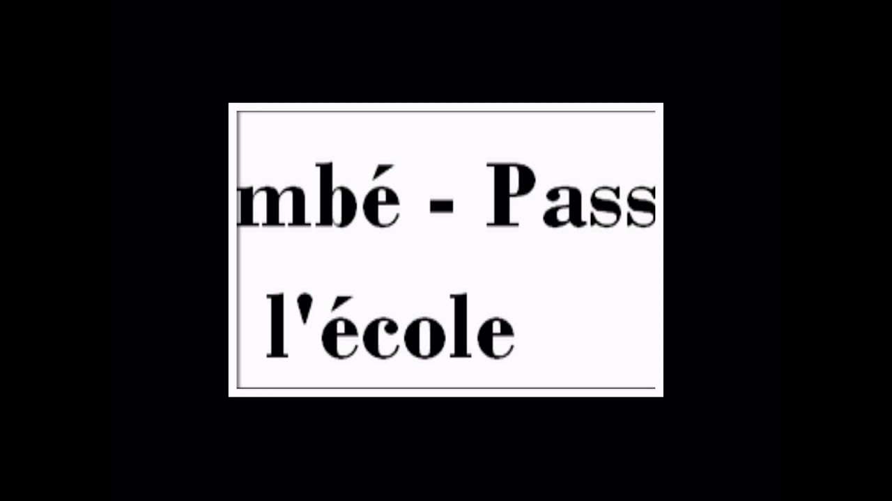 Makembé  - Passi ti l'école